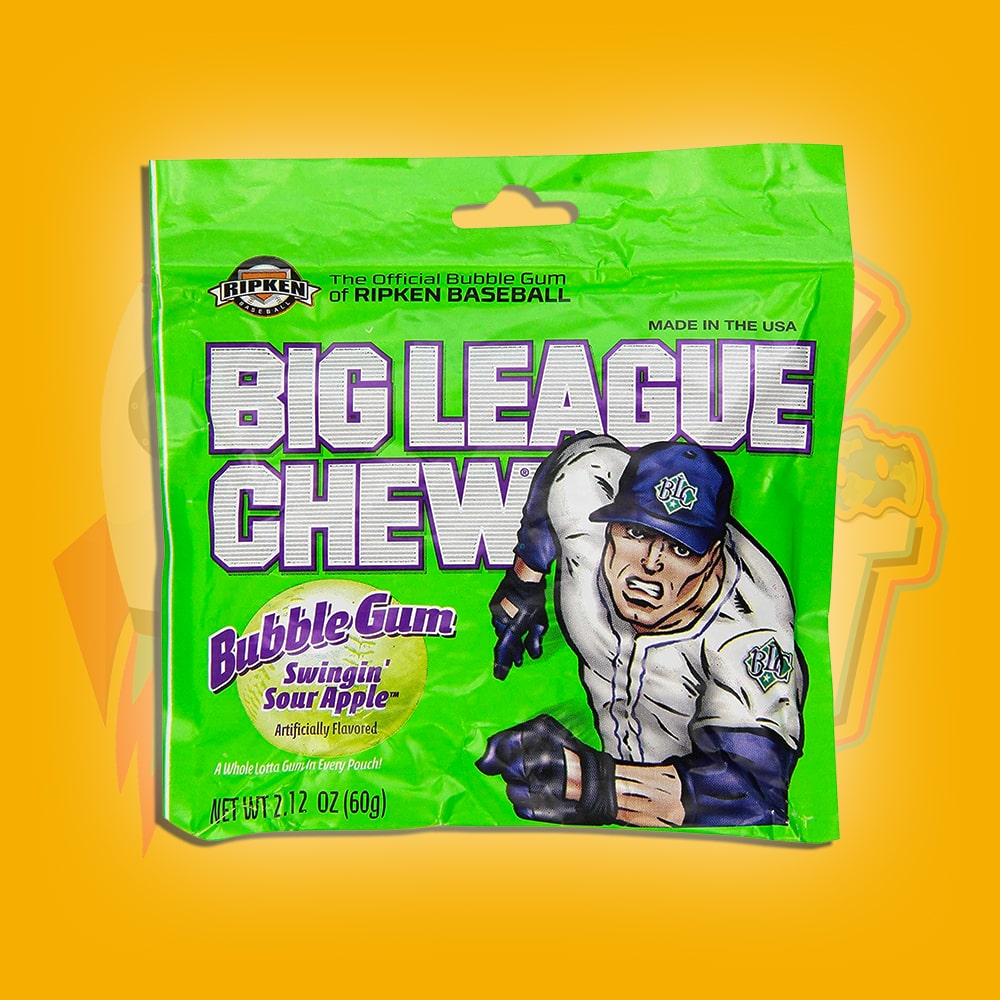 Big League Chew Gum - Swingin' Sour Apple