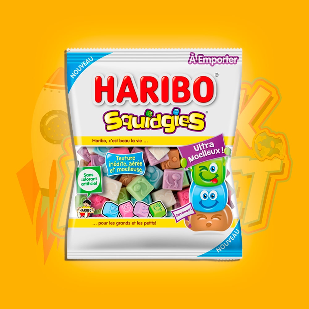 bonbons SQUIDGIES, bonbon Haribo Squidgies, nouveauté haribo 2020 squidgies