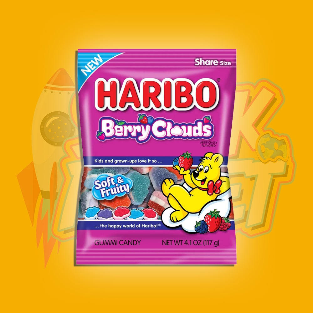 HARIBO BERRY CLOUDS 117G – Snack Planet