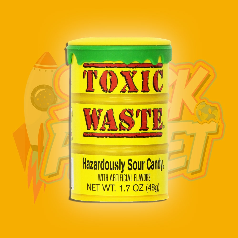 Toxic Waste Hazardously Sour Candy - 48 gr - Bubble Roma