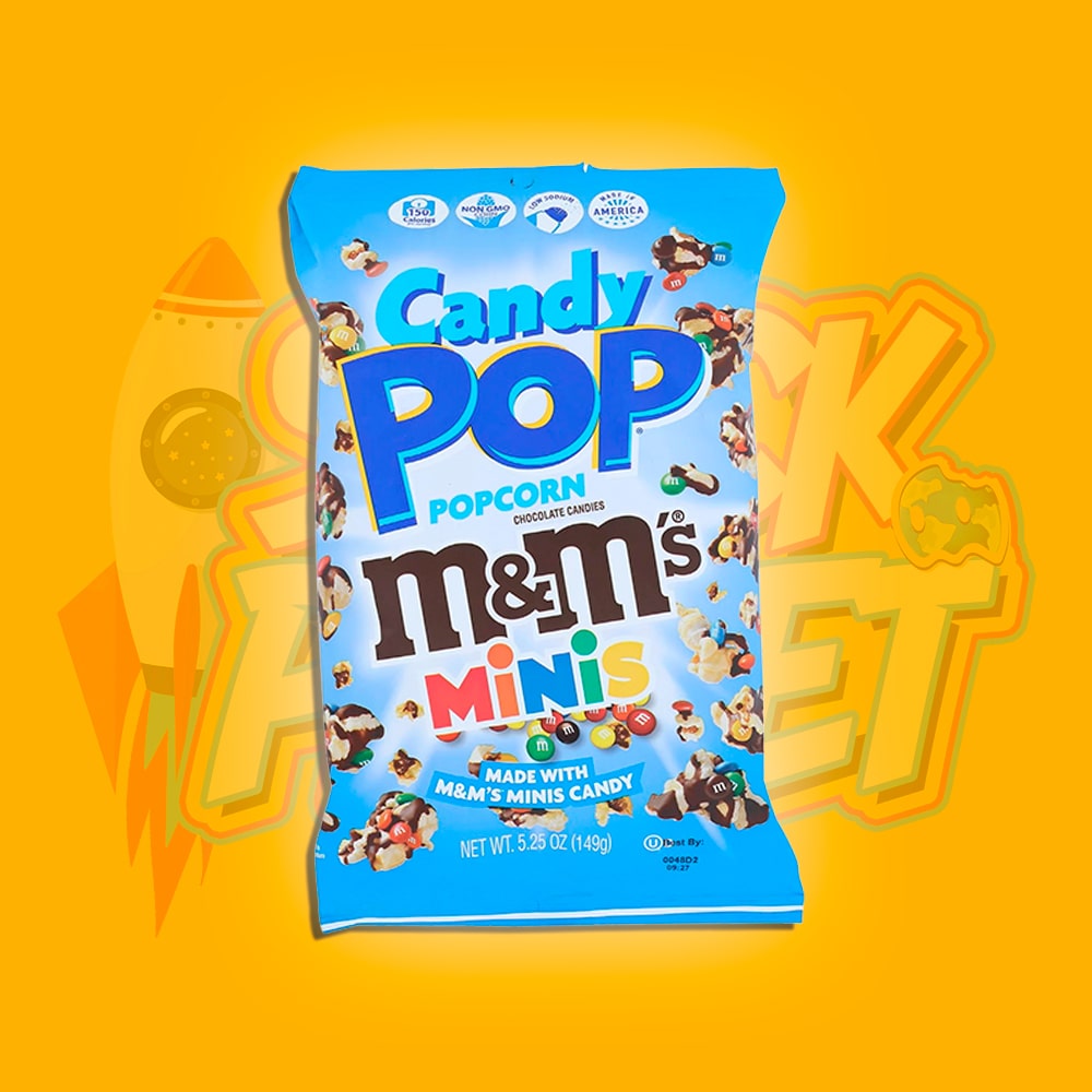 CANDY POP POPCORN M&amp;M&amp;#39;S MINIS 149G – Snack Planet